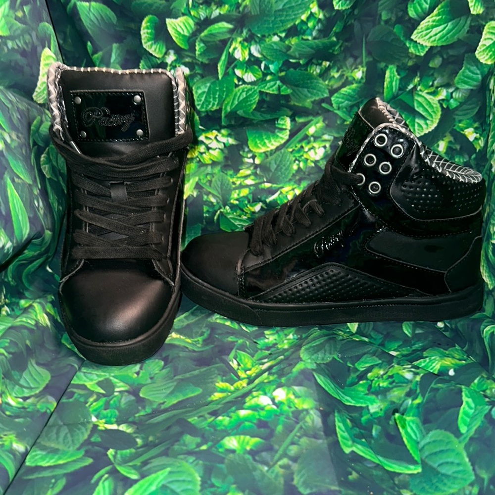 Pastry “Pop tart Glitter grid high top”